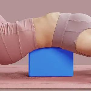 (블루) 스트레칭 필라테스 폼블럭 밸런스 EVA 요가블록 2p 세트