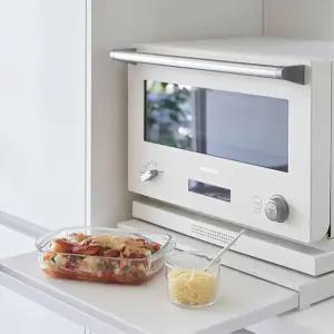 전자레인지 오븐 받침대 철제 슬라이딩 확장형 선반 밥솥거치대 주방 렌지대 부엌