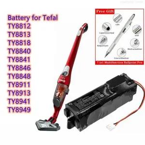 진공 청소기 배터리  Tefal TY8813 TY8818 TY8840 TY8841 TY8846 TY8848 TY8911 TY8913 TY8941 TY8949 TY88