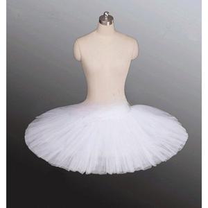 밴드형 연습용 클래식 튜튜 댄스 하얀색 어린이 XXXS 성인 발레