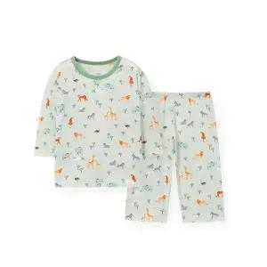 [롯데백화점]오르시떼 아동 H306 사파리로움 7부소매 내의 세트 OR26SKF7H306