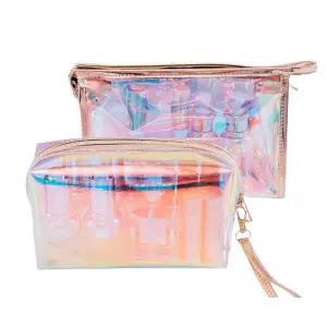 홀로그램 화장품 파우치 투명 방수 홀로그램파우치 투명파우치