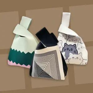 셀엔드 쁘띠 니트 손가방 손목가방 니트토드백