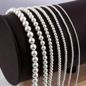 시후주얼리 클래식 화이트 고급 핵진주목걸이 2 3 4 5 6 8 10mm NS056N