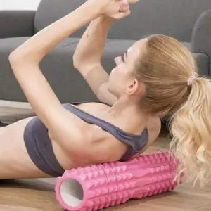 마사지 폼롤러 허벅지 등 허리 스트레칭 마사지기