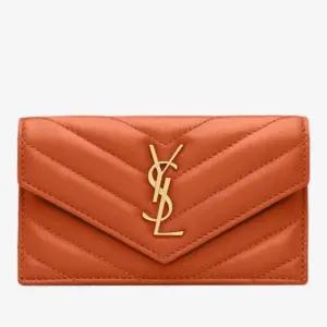 엔벨로프 플랩 퀼티드 가죽 지갑 612808AAA44 7993