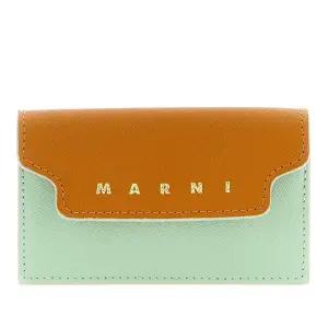 플랩 스냅 버튼 로고 카드지갑 PFMOT05U23LV520 ZP061