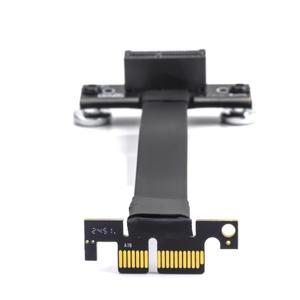 PCIE 1X - X1 라이저 케이블 100MM 90도 직각 연장 WiFi 카드/M.2 어댑터/USB 카드용