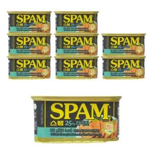 스팸 25%라이트 200g x 9개