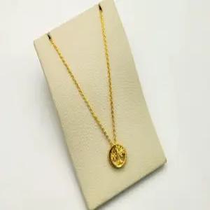 24K 순금 2돈 돈나무 입체 목걸이(18K 연결고리 장식)