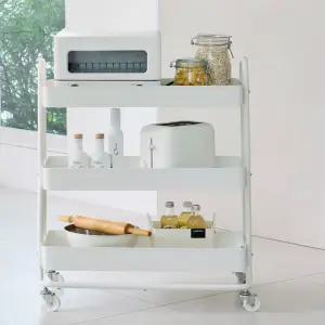 한샘 재크 와이드 트롤리 화이트