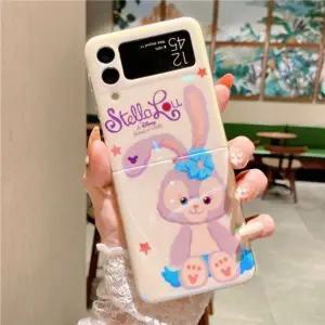 유니블링 갤럭시 z플립3 토끼 여우 카메라보호 범퍼 하드케이스