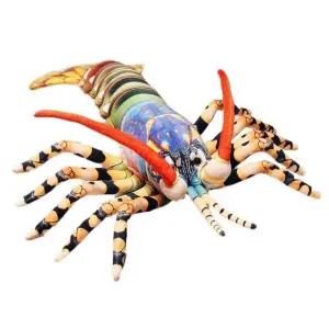 빨간색 맨티스쉬림프 쿠션 바닷가재 모형 인테리어