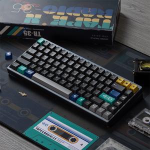 PBTfans Tape Radio 테이프 커스텀화 기계식 키보드 투톤 캡 ABS 키캡