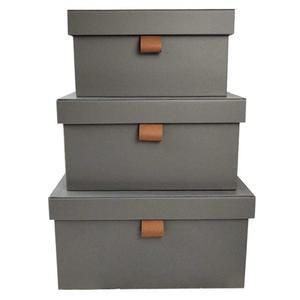 가죽 보관함 수납상자 호텔 드레스룸 수납함