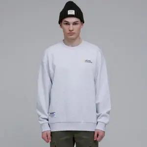 [내셔널지오그래픽] N233USW920 폴하스 빅 로고 세미 오버핏 맨투맨 M IVORY