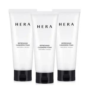 헤라 폼클렌징 리프레싱 160g 3개 멜라솔브 폼 리뉴얼 대용량 저자극 세안 폼클렌징