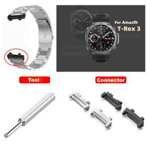 Amazfit T-REX 3 스트랩 스마트워치 어댑터용 시계 커넥터 1쌍, Aamazfit 금속 rex 시계줄용 액세서리