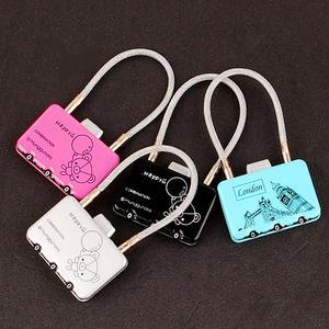 자물쇠 번호키 열쇠 사각 와이어락 잠금장치 킥보드