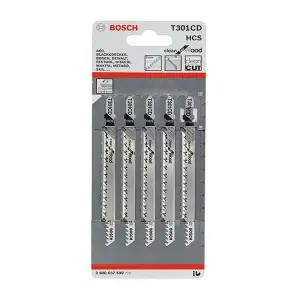 보쉬 목재용 직소날 T301CD 빠른절단 5pcs