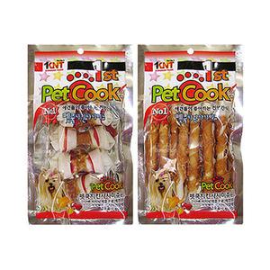 펫쿡 치킨츄 사사미 (5P/7P) 강아지 소가죽 딩고껌