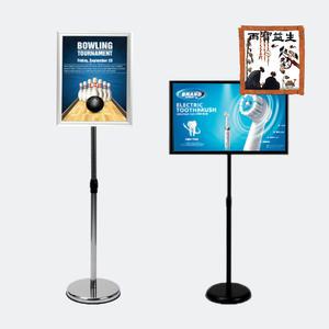 포스터스탠드 실버 A4 POP 입간판 메뉴판 광고판