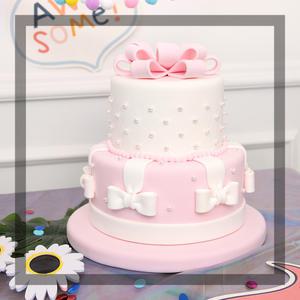 러블리진주 모형케이크 클레이 어린이집생일케이크