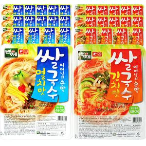 백제 쌀국수 멸치맛15개+김치맛15개/즉석쌀국수