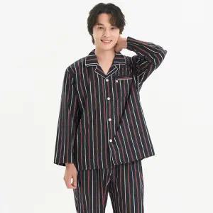 메이플라워 모던ST 긴팔 순면 남성 빅사이즈 잠옷 세트