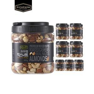 [리치팜너트]프리미엄믹스넛 850g x 8통