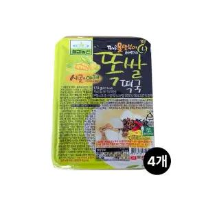 칠갑농산 똑쌀떡국 사골야채 174g x 4개
