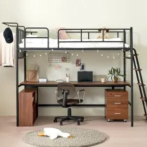 퍼니엘 안젤라 책상 침대 벙커/이층 싱글 분리형 높이조절 성인 2층 어린이 여아