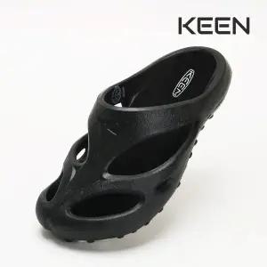 [KEEN]킨 여성 슬리퍼 산티 슬라이드 블랙  1026263