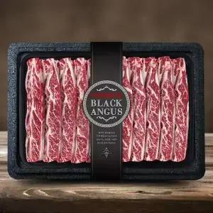 블랙앵거스 미국산 LA갈비 2kg 선물세트