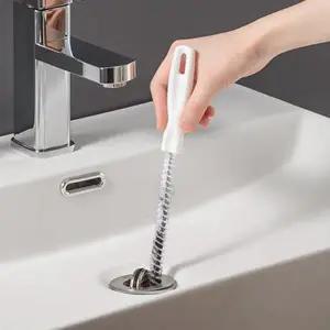 1+1 싱크대 세면대 막힘 배수구뚫기 배수관 청소솔 60cm