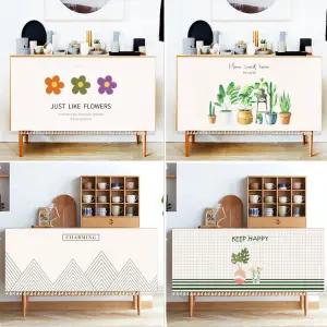 가리개 커튼 찍찍이 가림막 패브릭포스터 주방 책장