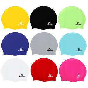 대한민국생산 낫소 성인용 수모 수영모자 물놀이용품 부드러운실리콘재질