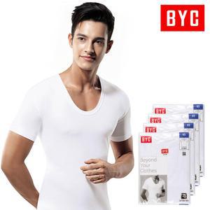 (30%즉시할인) BYC 남반팔런닝 (4매입) 남자런닝 남성속옷