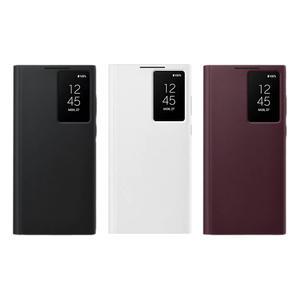 삼성 정품 갤럭시 S22 울트라 스마트 클리어 뷰 커버 케이스 블랙/S