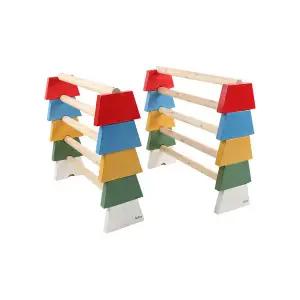 KS 키더스 칼라 나무 유니바 10개입 세트 장애물넘기 체육 교구