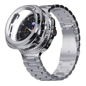 갤럭시워치8 클래식 메탈 스트랩 + 풀커버 케이스 세트