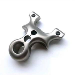 고무밴드 티타늄 새총 조류 작물 사냥 합금 과일 슬링