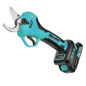 KASIWA 충전 전동 전지가위 32mm 무선 전기가위 나무 가지치기 마끼다 호환