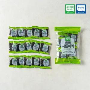 [청해거상] 유기미역 간편한 완도 자른미역 75g (파우치) 개별포장