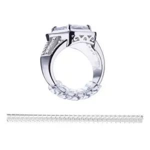 반지 사이즈 조절 실리콘 스프링 3mm 투명 금속공예공구 줄이기 늘리기