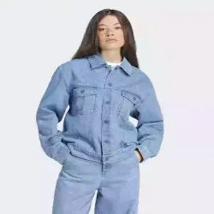 아디다스 adidas (x크세니아) 3S 재킷 - 라이트데님 IS1742