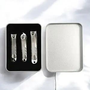 고품질 NC-03 실버 손톱깎이 네일관리용품 손톱깍기 네일클리퍼세트 (WFKANES)