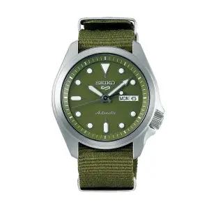 [세이코알바]세이코 남성 남자 그린 실버 오토매틱 나토시계 SRPE65K1
