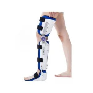 다리 보조기 각도 조절 보행 무릎 보조기구 보호대 발목 골절 깁스 고정 신발 인대 기브스