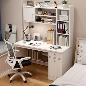 중고등학생 싱글 사이즈 공부방 책상 초등책상 화이트왼쪽모서리 40 서랍 60